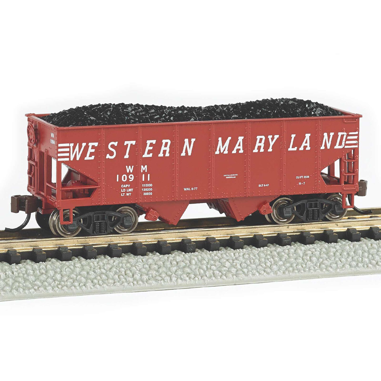 N USRA 55 Ton 2-Bay Hopper Western Maryland #10911