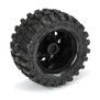 1/10 Hyrax F/R 2.8" MT Tires Mounted 12mm/14mm Black Raid (2)