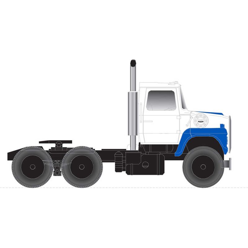 N 9000 Tractor Cab Old Style, White Blue Gold