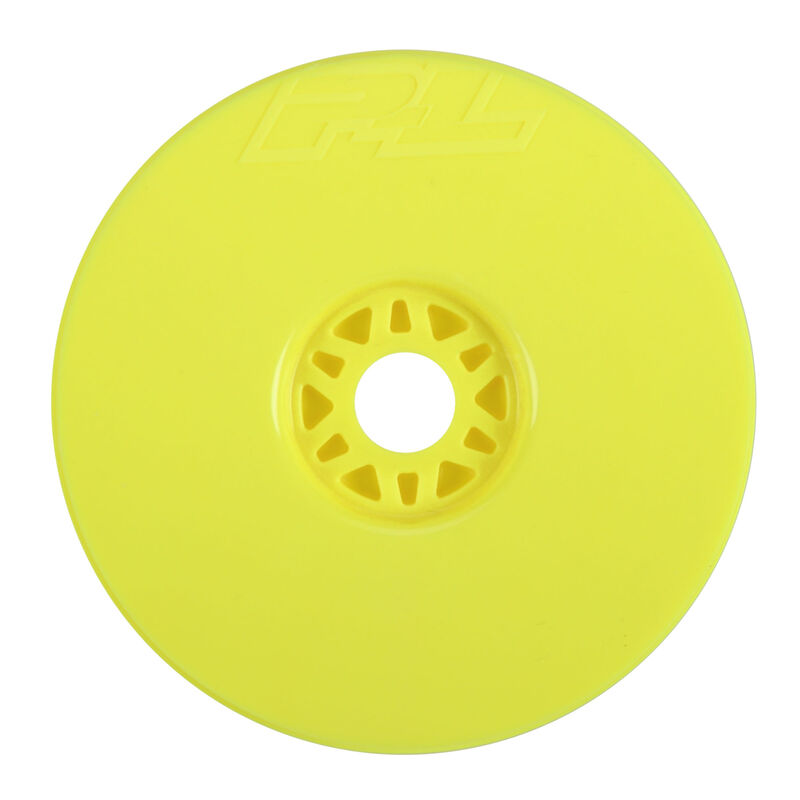 1/8 Velocity Front/Rear 17mm Buggy Wheels (4) Yellow