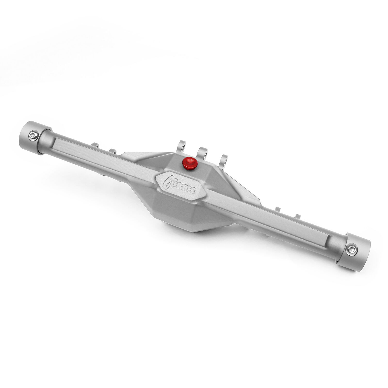 Currie F9 Rear Axle, Clear Anodized: SCX10-II