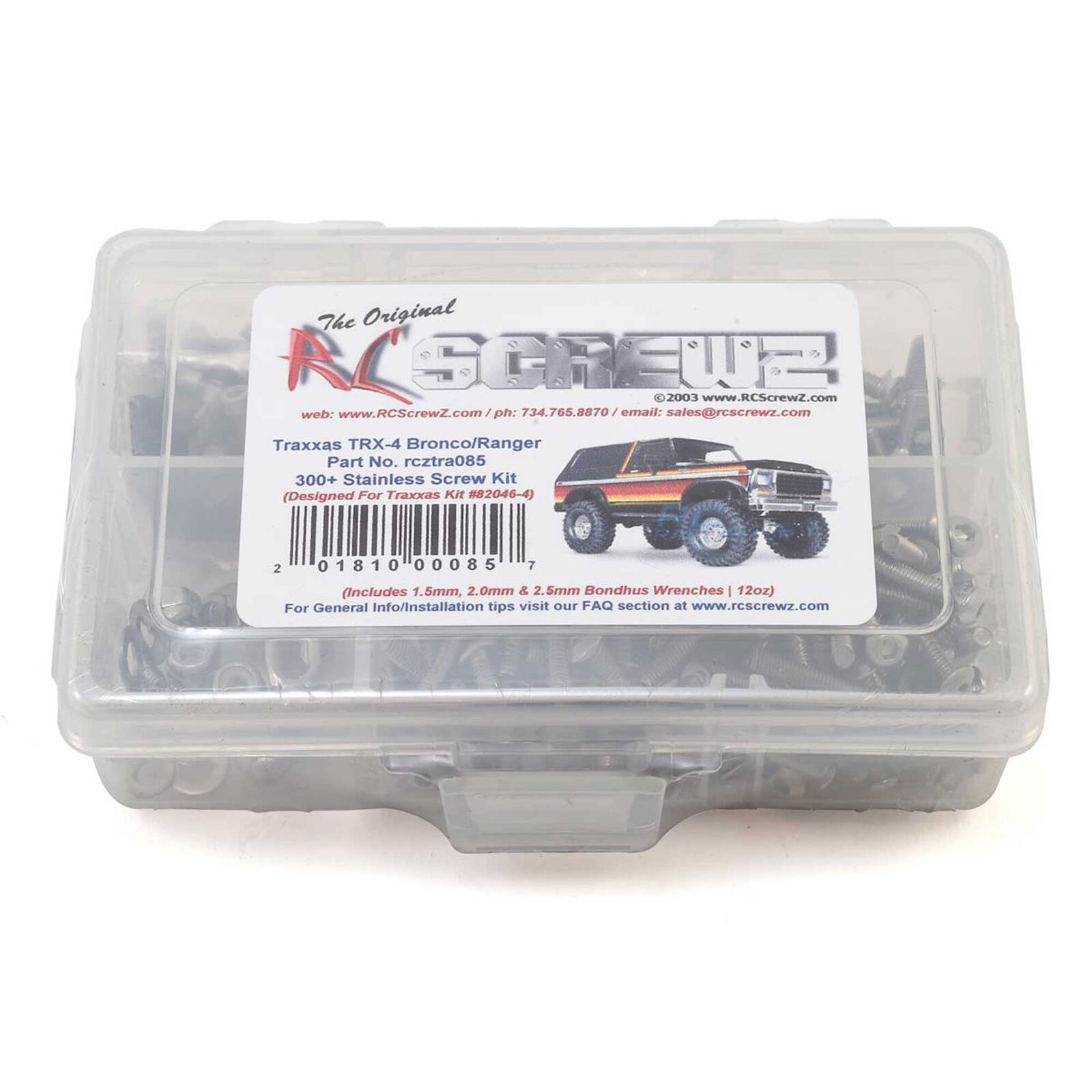 Stainless Steel Screw Set: Traxxas TRX-4 Bronco Ranger