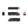 HO EMD F3 Locomotive A/B, SP 336 / 536, Black Widow with Paragon4