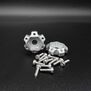 12mm Machined Aluminum Hex Hubs w/ Hardware, 2mm Offset (2)