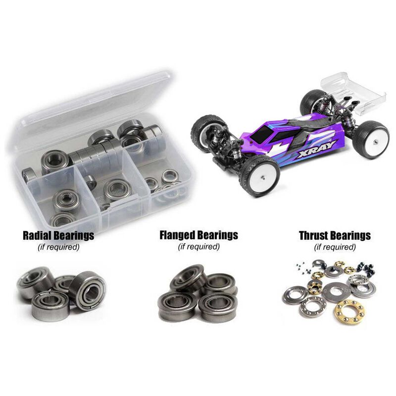 Team XRAY XB4 2024 Carpet/Dirt (#360014/15) Metal Shielded Bearing Kit