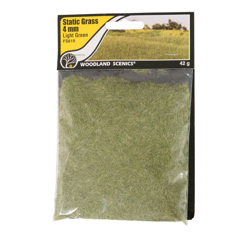 Static Grass Light Green 4mm