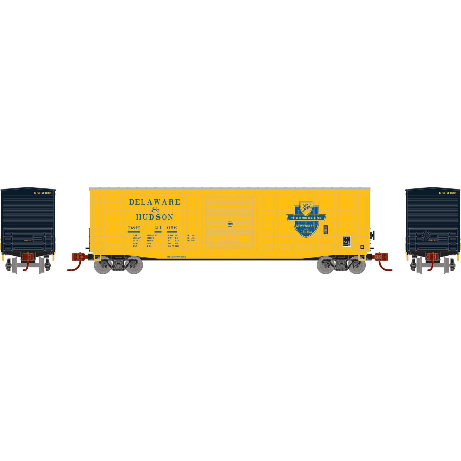 N 50' Waffle Box Car, DH #24096