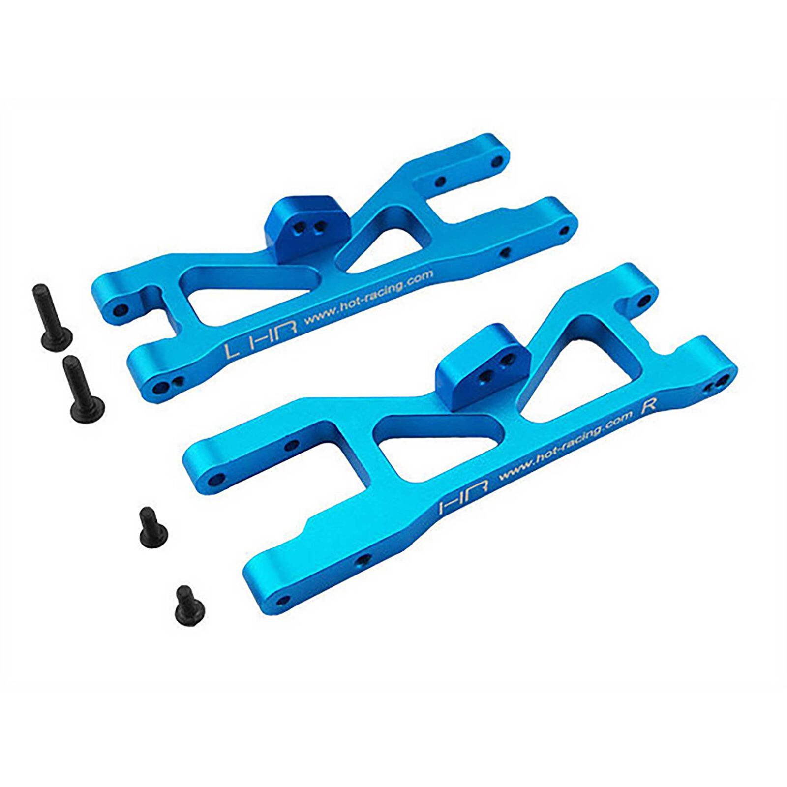 Aluminum Front Suspension Arm Set, Blue: ECX 2WD