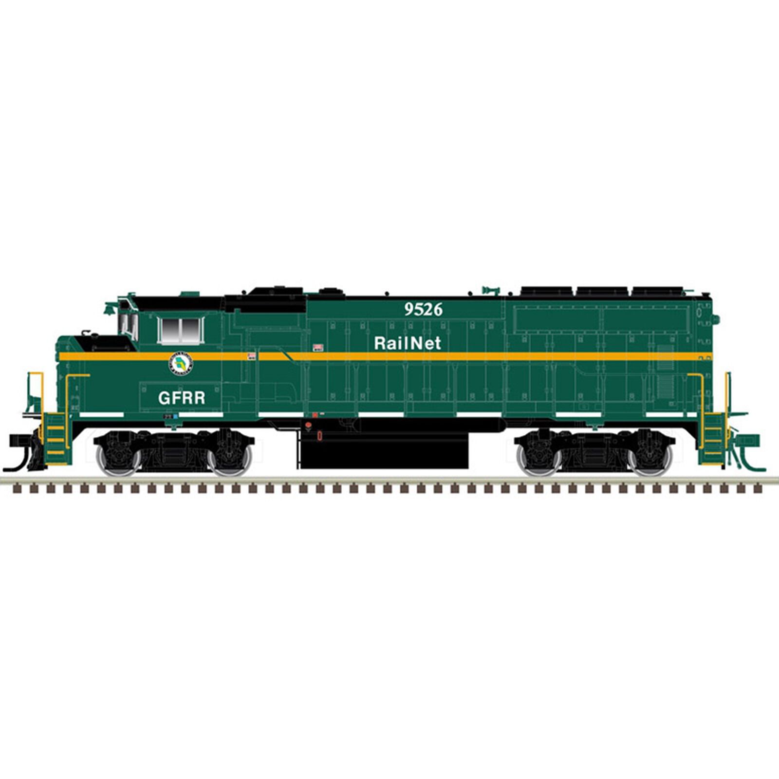 HO GP40-2W DCC SND Georgia & Florida Railnet#9526