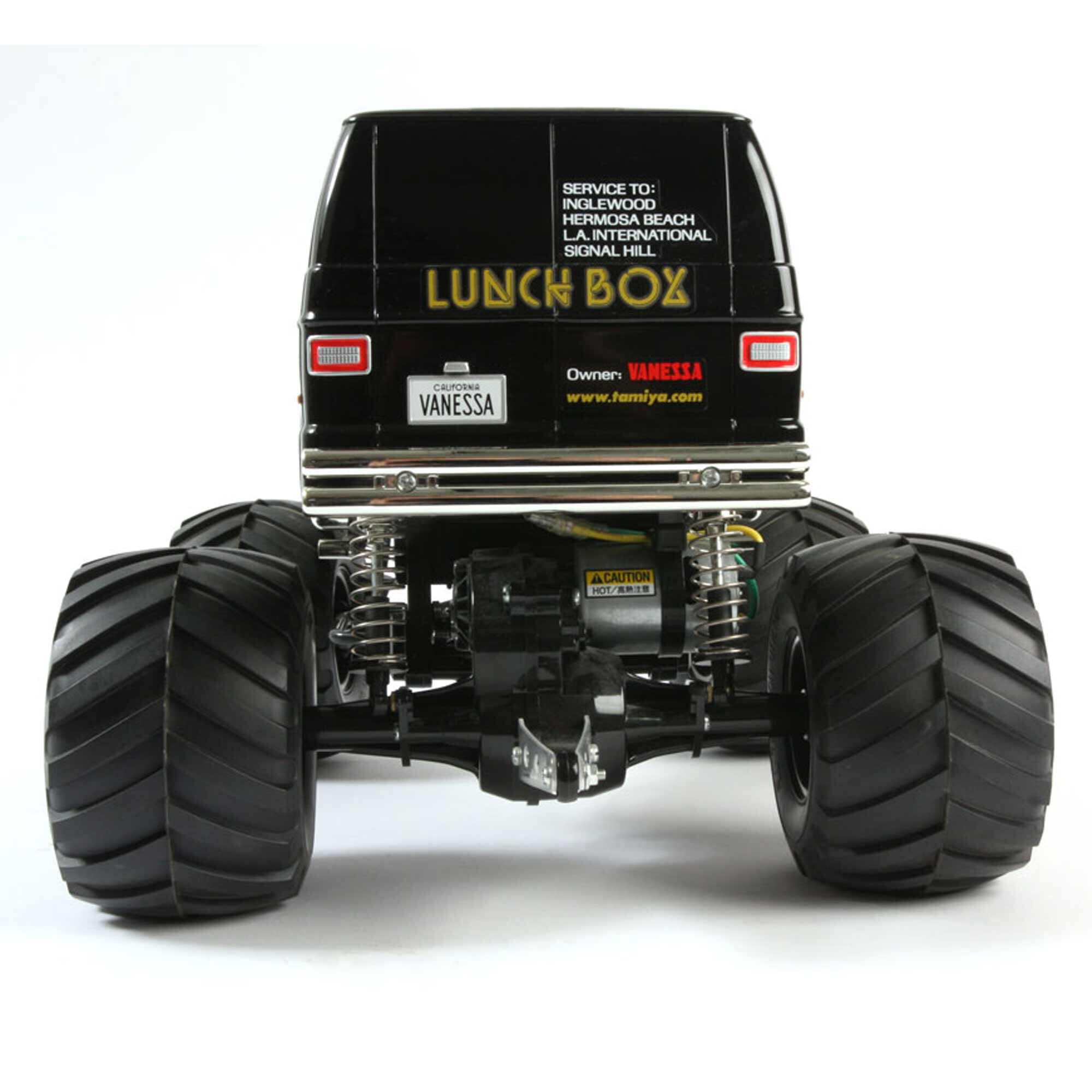 Tamiya 1/12 Lunch Box 2WD Monster Truck Kit, Black | Tower Hobbies