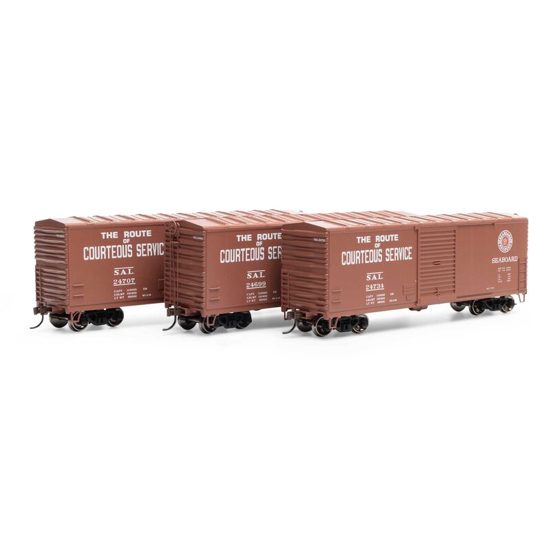 HO 40' Modern Box Car, SAL #24699 / #24707 / #24734 (3)