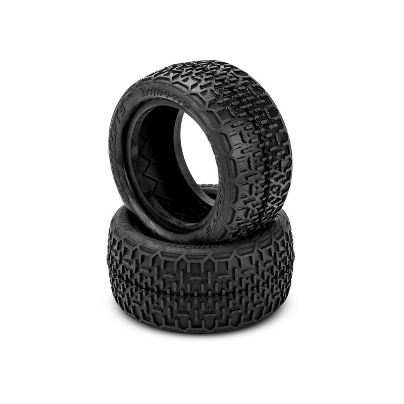 1/10 Whippits 2.2" Rear Buggy Tires & Inserts, Green Compound (2)