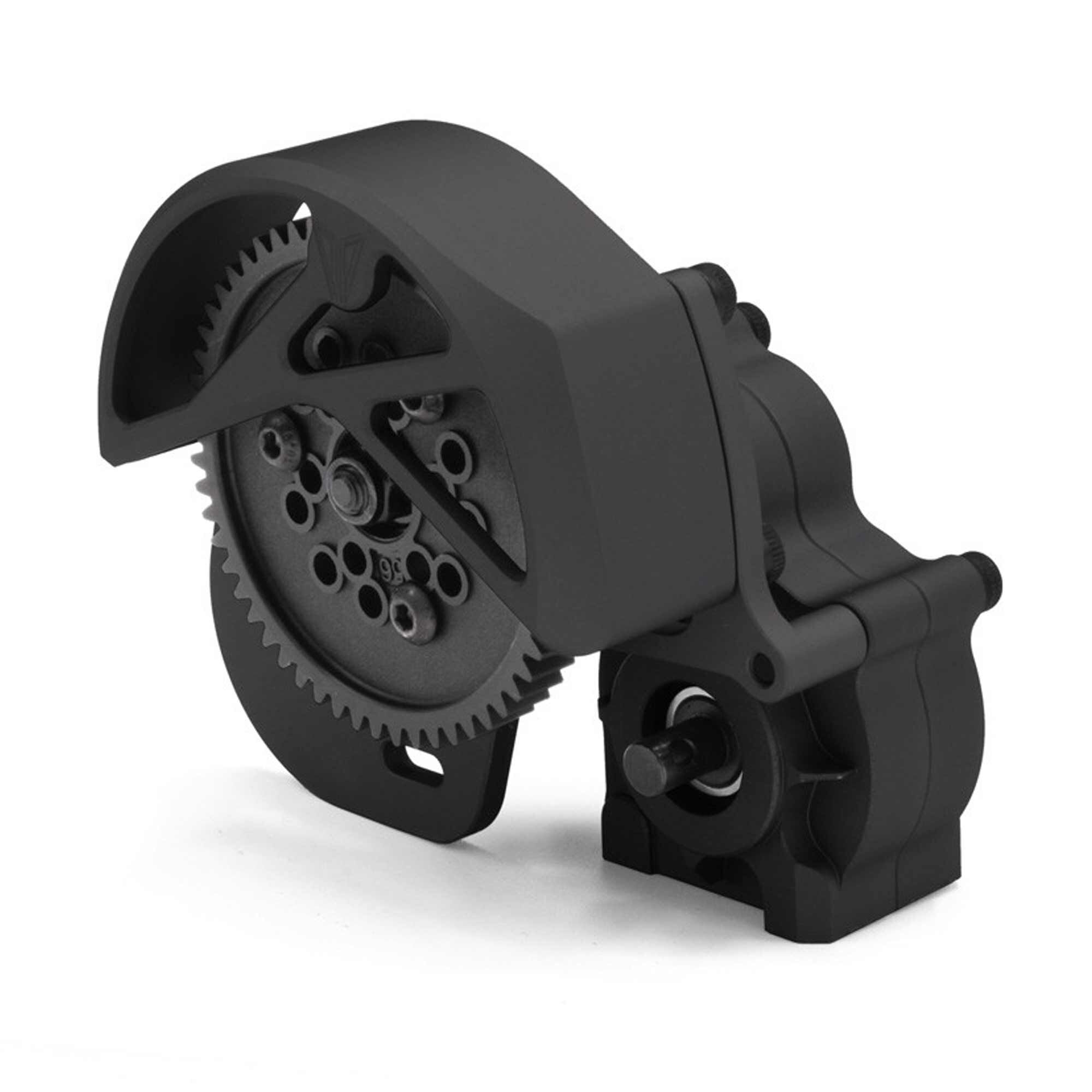 Vanquish Products 3-Gear Transmission Kit Black: AX10/SCX10/SMT10