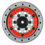 1/10 Raid Bead-Loc F/R 2.2"/3.0" 12 & 14mm SC Wheels (2) Red/Gray