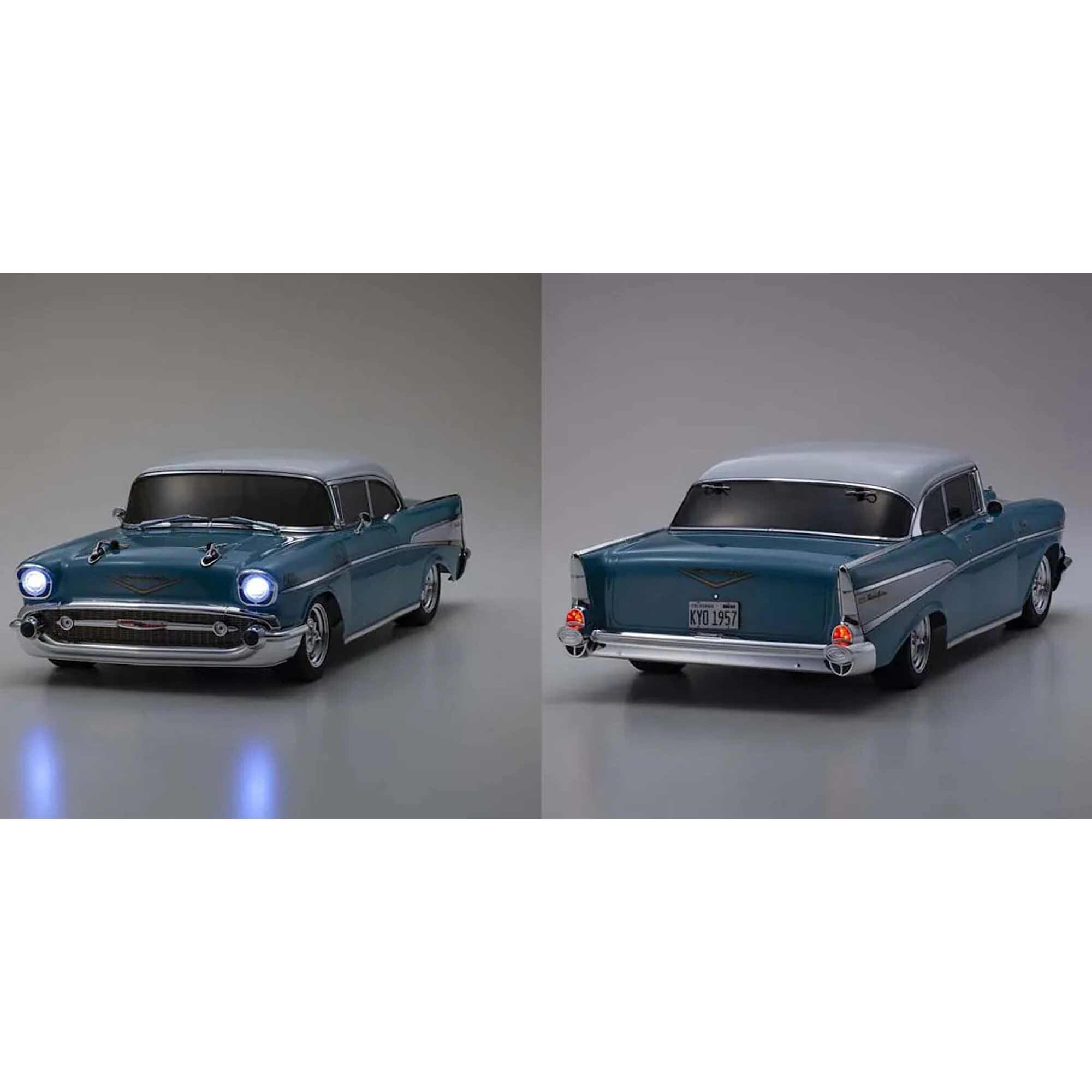 自動車 1957 Chevy Bel Air Coupe (Kyosho) Kyosho 1/10 1957 Chevy Bel Air Coupe Fazer Mk2 FZ02L Brushed 4x4