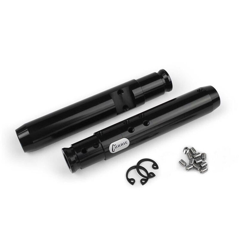 Currie XR10 Width Rear Tubes, Black Anodized