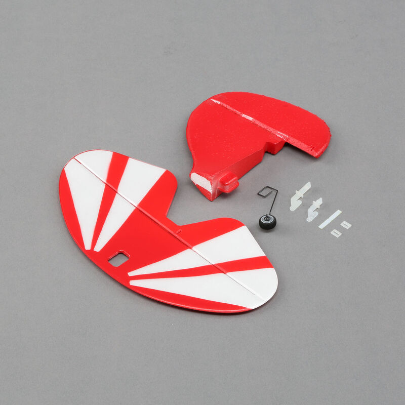 Tail Set with Accessories: UMX Pitts S-1S