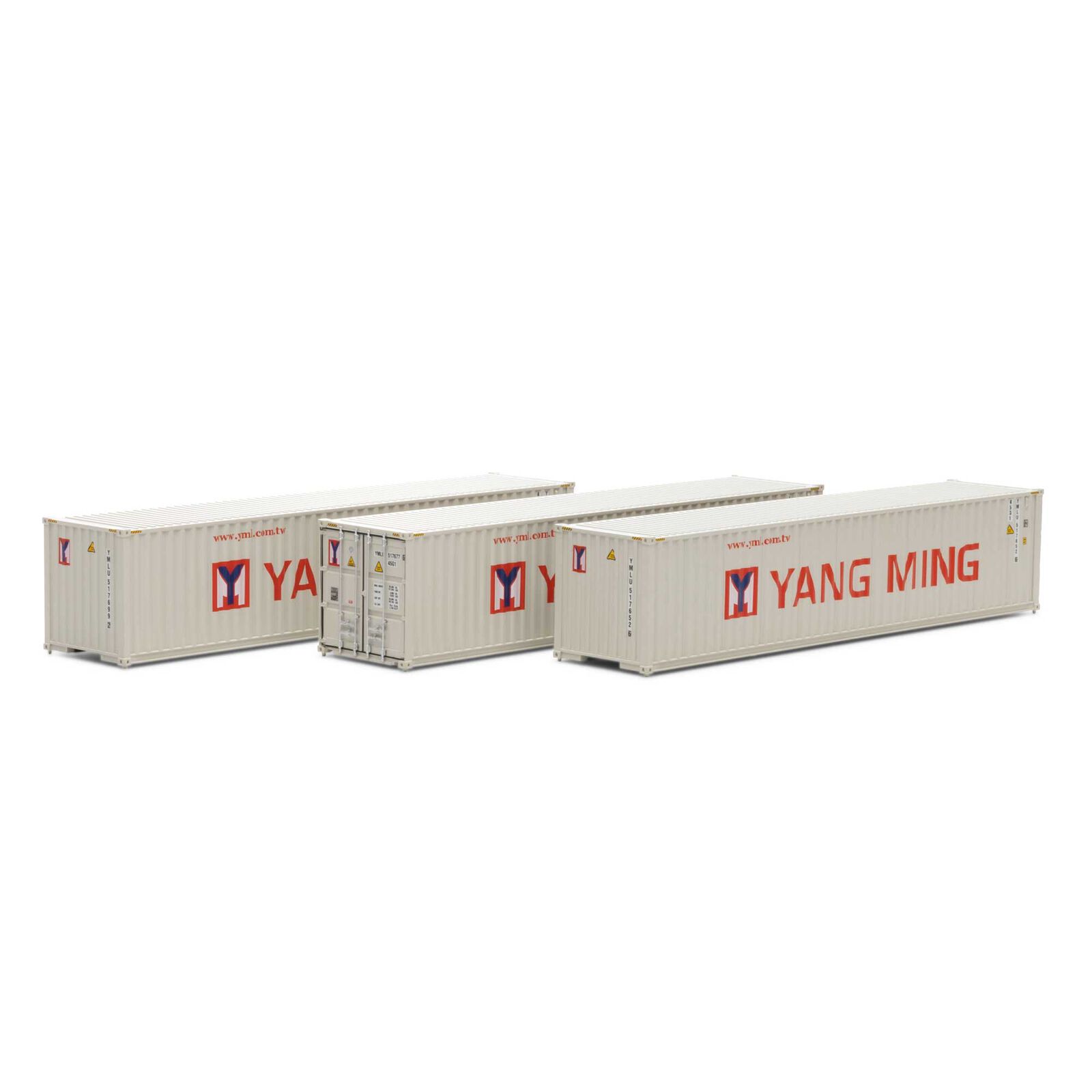 HO 40' Corrugated Low Container, Yang Ming/New (3)