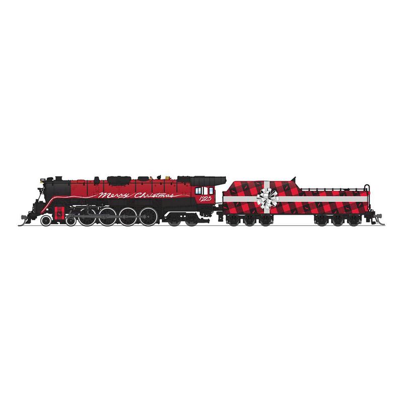 N 4-8-4 T1 Locomotive, Christmas Paint and Sounds, Paragon 4