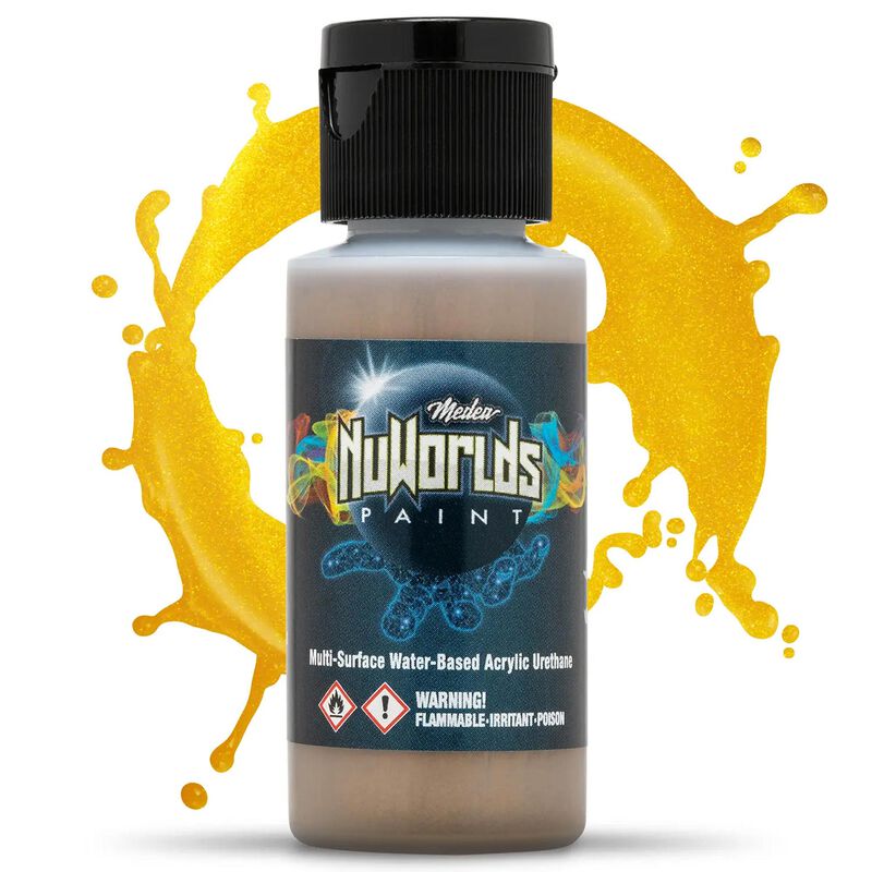Iwata Airbrushes Gauntlet Gold 1 oz - NuWorlds Paint