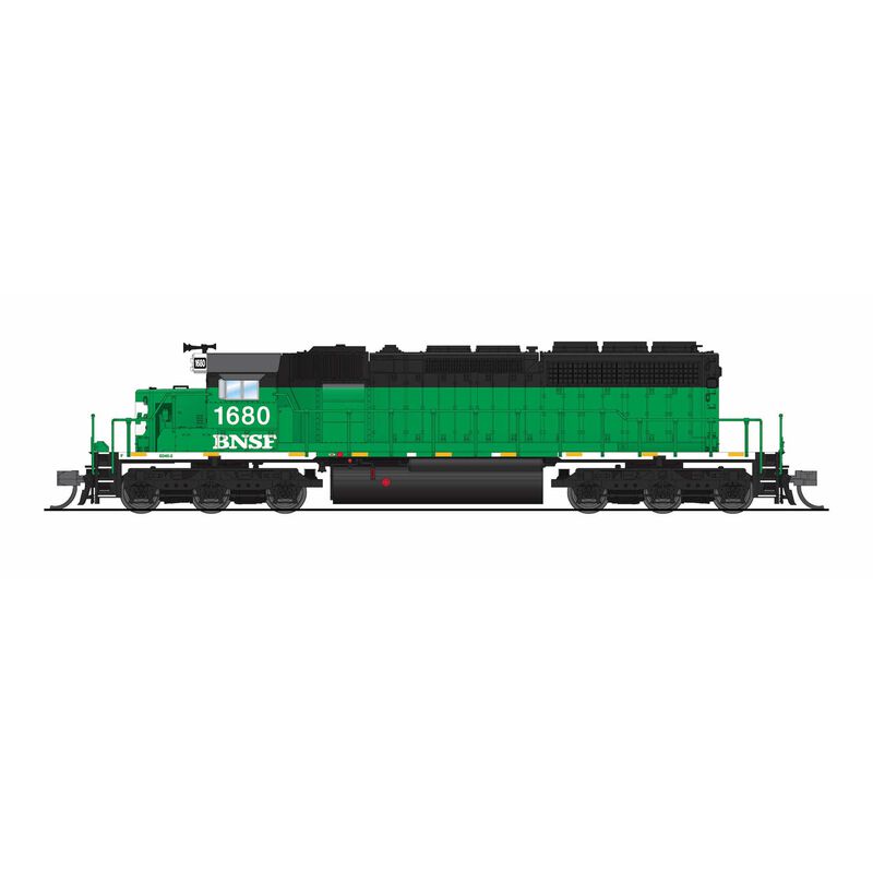 N, EMD SD40-2, BNSF 1686, BN Black/Green/White w/ Patch, Paragon4 Sound/DC/DCC