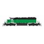 N, EMD SD40-2, BNSF 1686, BN Black/Green/White w/ Patch, Paragon4 Sound/DC/DCC