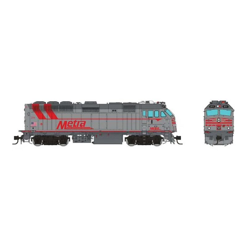 N F40PHM-3 (DC/Silent): Metra - CB&Q Heritage: #211