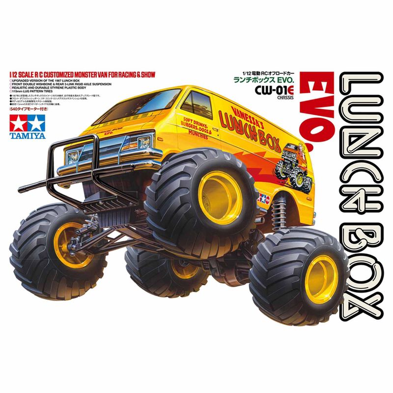 1/12 Lunch Box EVO CW-01 2WD Off-Road Monster Truck Kit