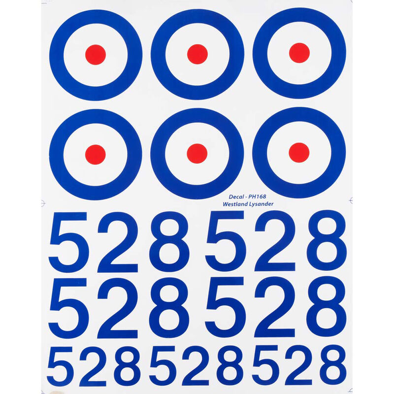 Decal Westland .46-.55 EP ARF