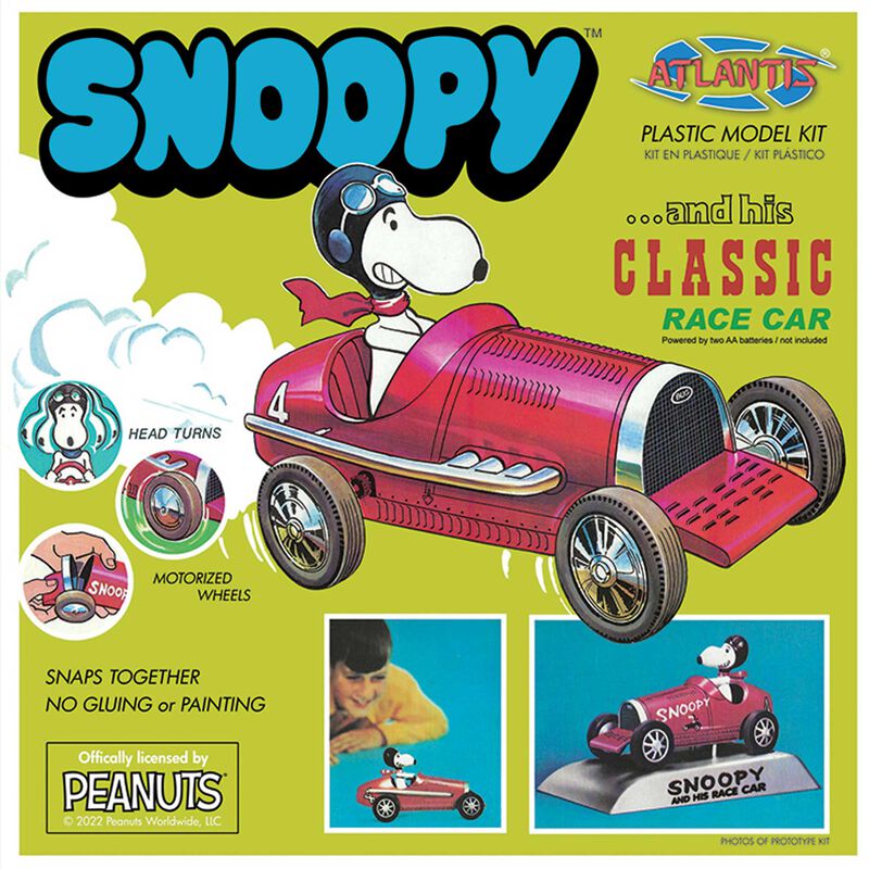 Snoopy and Race Car