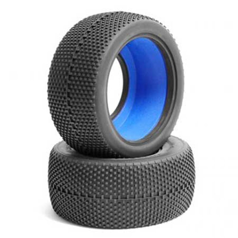 1/10 Double Dees 2.2&rdquo; Short Course Truck Tires and Inserts, Green Compound (2)