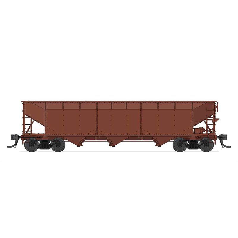 HO, AAR 70-ton Triple Hopper, Unlettered Oxide Red
