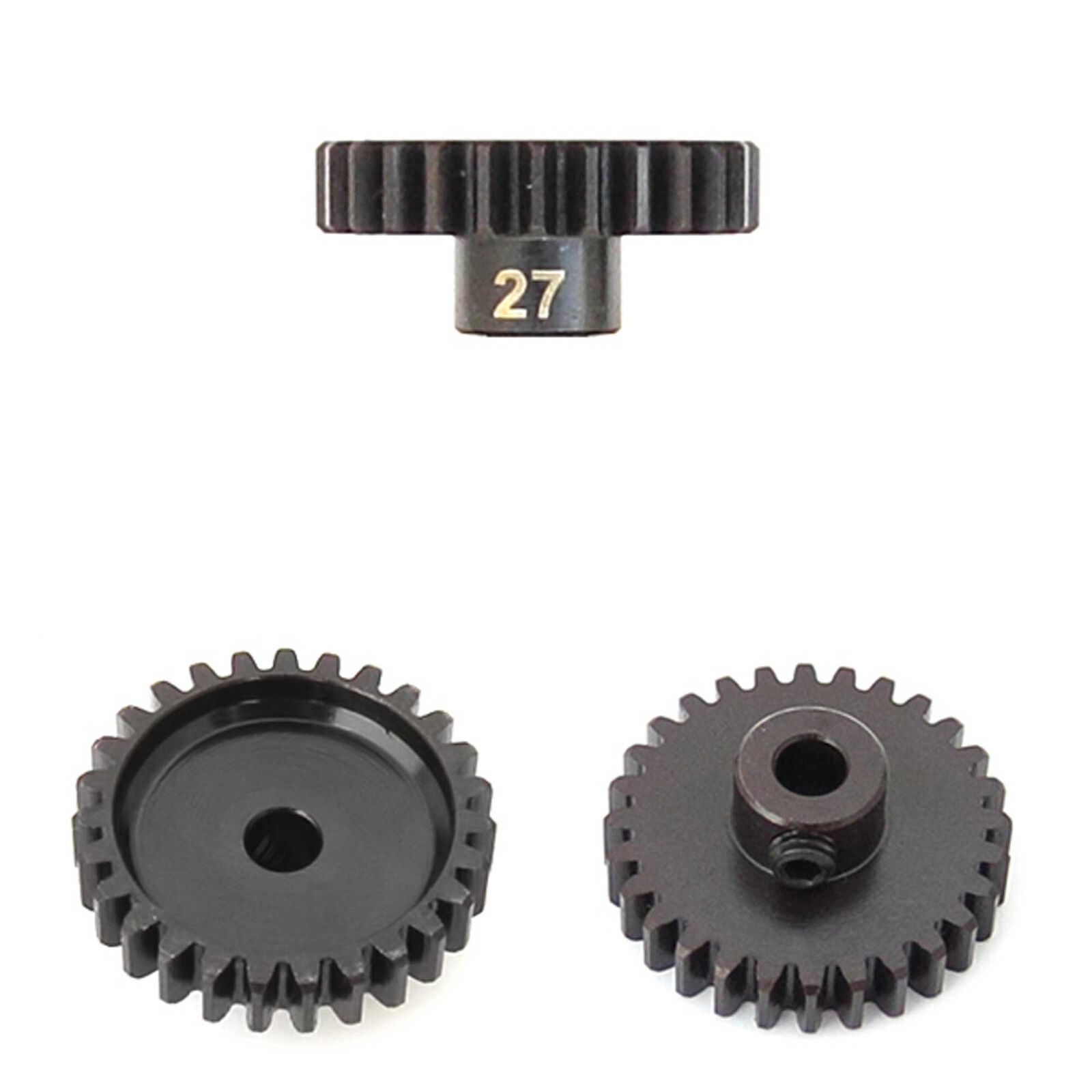 M5 Pinion Gear, 27T, MOD1, 5mm Bore, M5 Set Screw