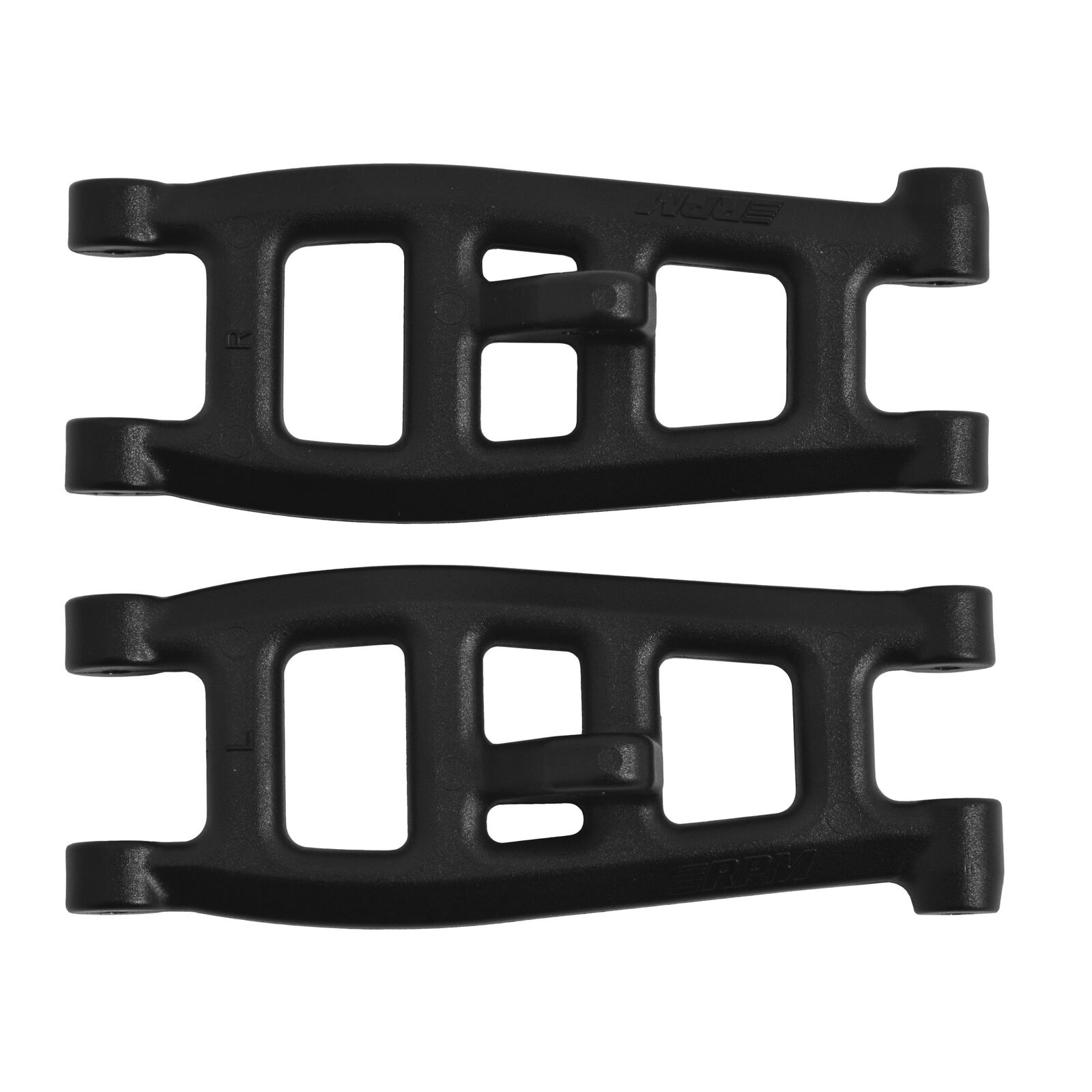 Front A-arms, Black (2): Torment 2WD, Ruckus 2WD, Circuit 2WD