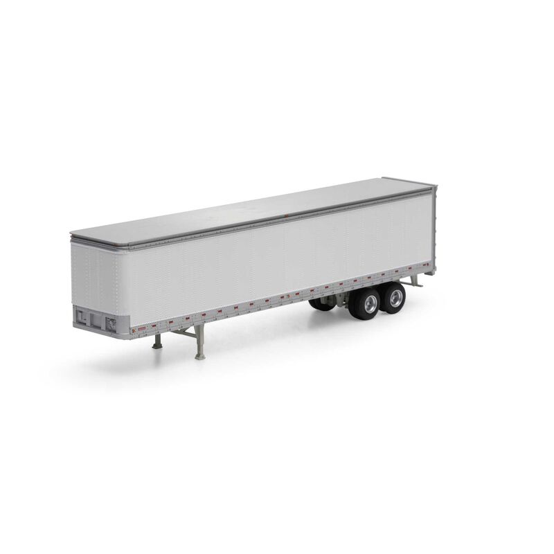 HO 45' Smooth Side Trailer, White