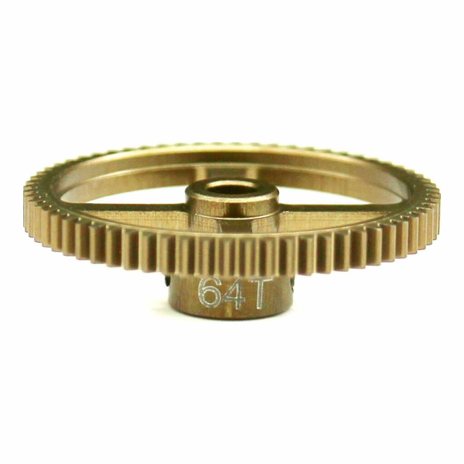 64t 64p Hard Anodized 7075 Pinion Gear