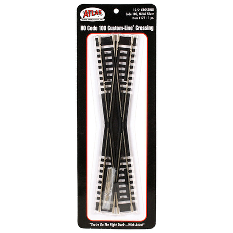 HO Code 100 12.5 Degree Custom Crossing