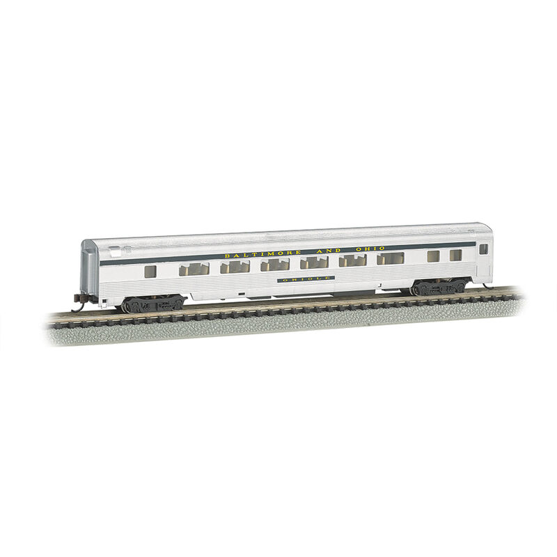 N 85' Fluted Streamline Coach with Lighting, B&O