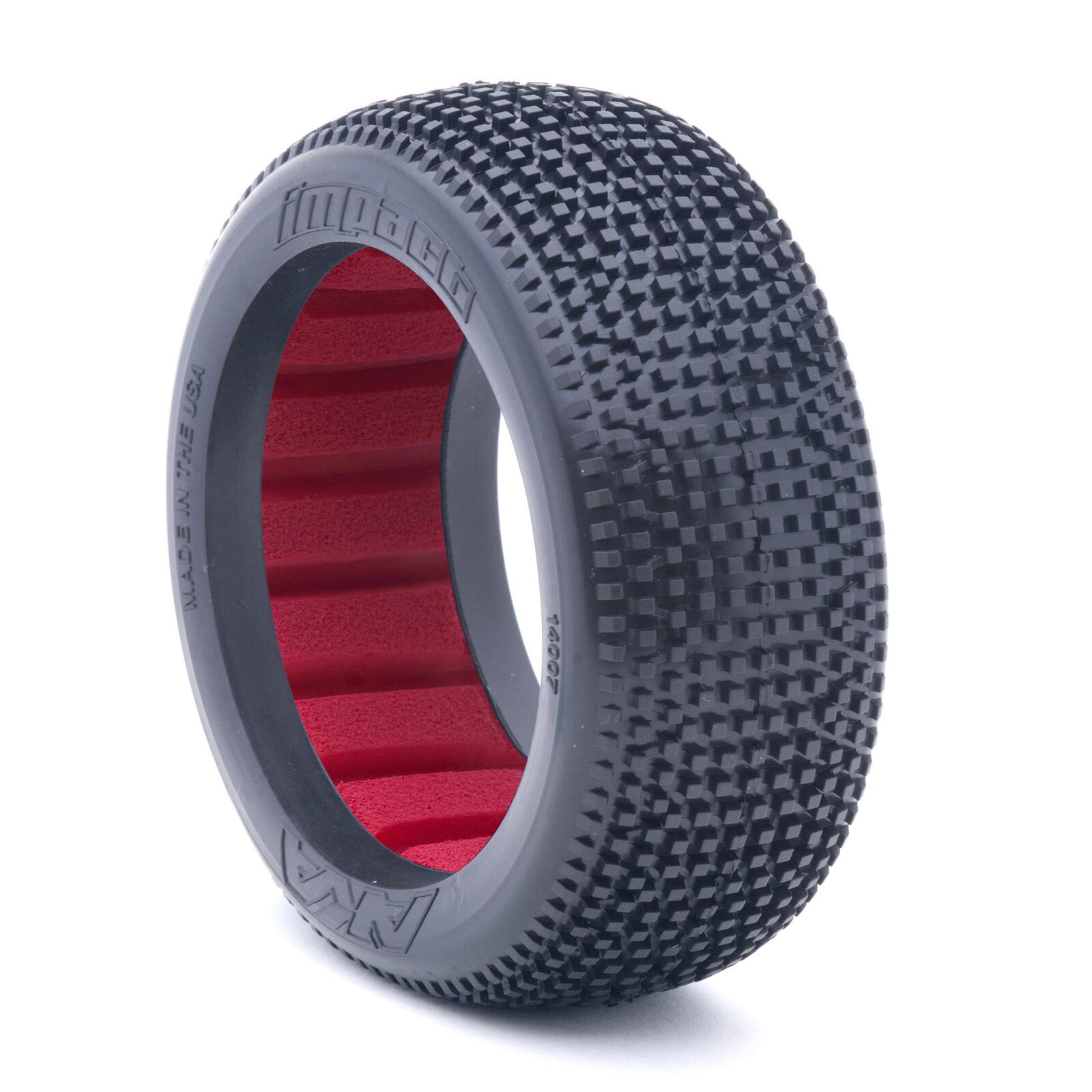 1/8 Impact Ultra Soft Tires, Red Inserts (2): Buggy