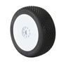 1/8 Super Nova SLW Off-Road Tires Racer Bundle, White Wheels: Buggy