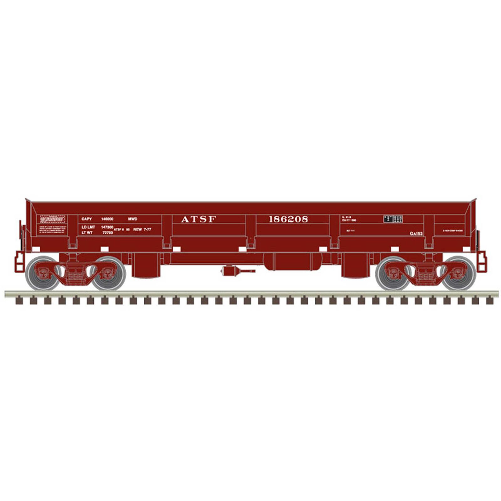 N DIFCO Dump Car ATSF 186212, Brown