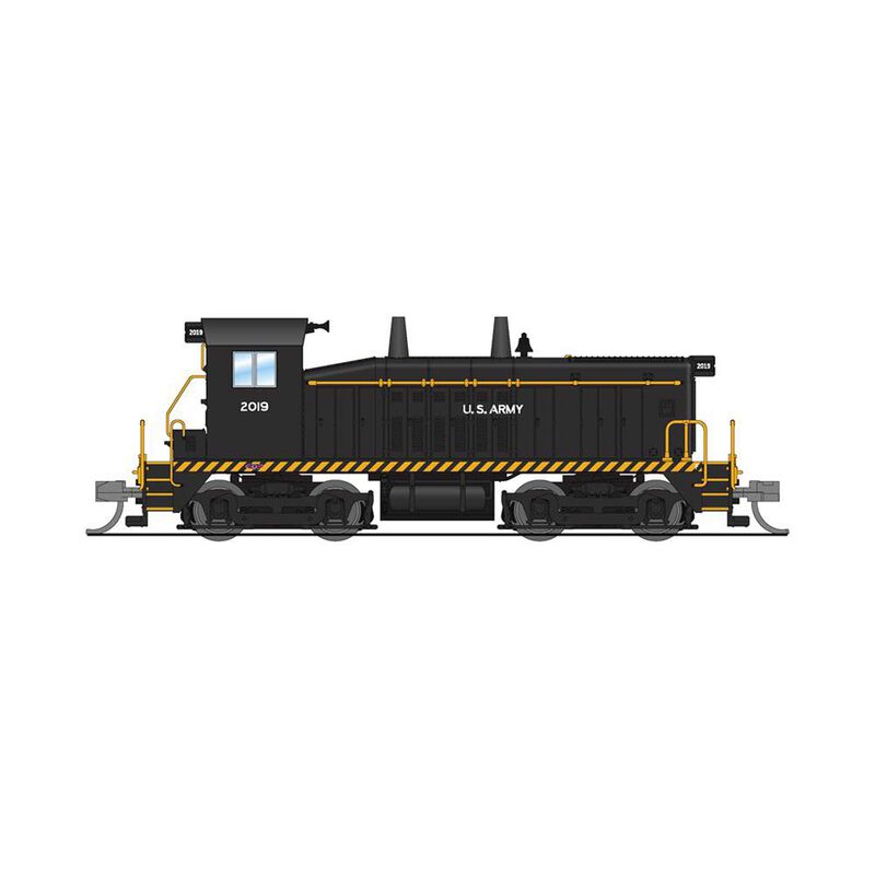 N EMD SW8 Locomotive, USAX 2019, Black with "US ARMY" Paragon4