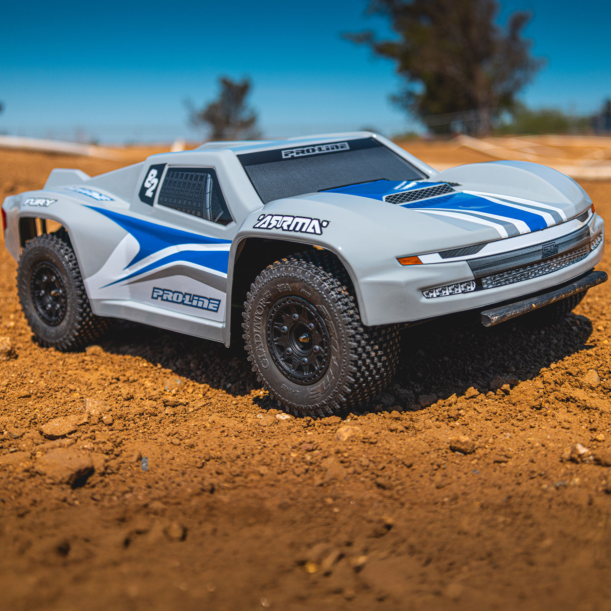 Pro-Line Racing 1/10 Pre-Cut Sector Tough-Color Stone Gray Body