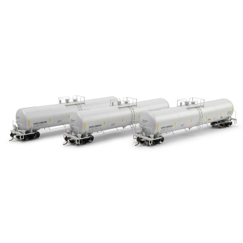 Athearn HO ATH 30K Ethanol Tank Car, CHVX #295016/295020/295031 (3)