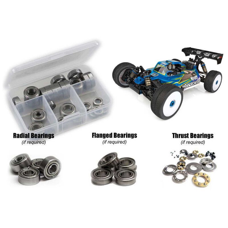Associated RC8B4.1 Nitro 1/8th (#80949) Metal Shielded Bearing Kit