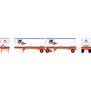 HO ATH 28' Wedge Trailers w/Dolly, USF Trailers #284035/284304; Dolly #32104