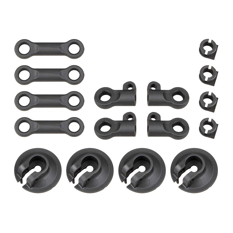 Spring Cups & Shock Rod Ends, 1/8 Team Associated RC8B4