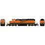 HO ATH SD40-2 Locomotive w/DCC & Sound, BNSF 'H4' #1596