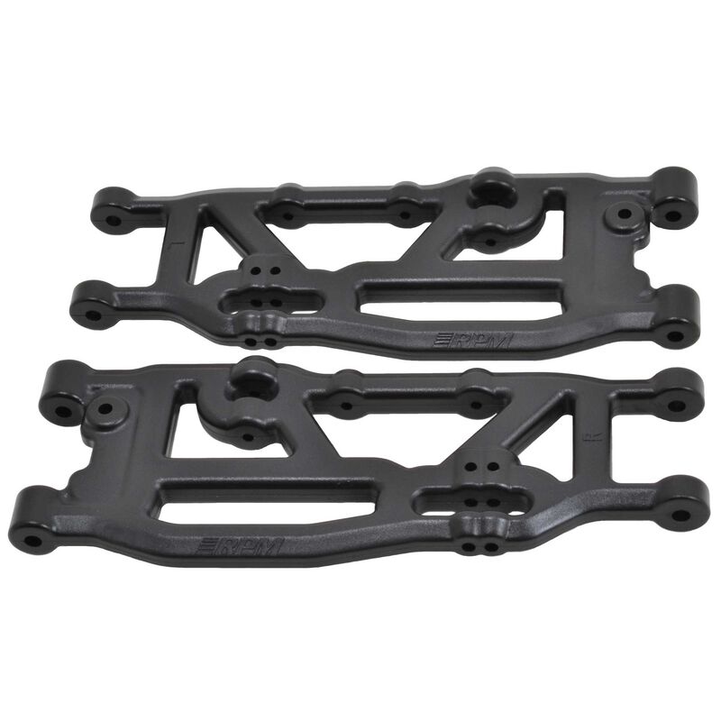 Rear Lower A-Arm (2): ARRMA V4 & Older 6S BLX Trucks, Black
