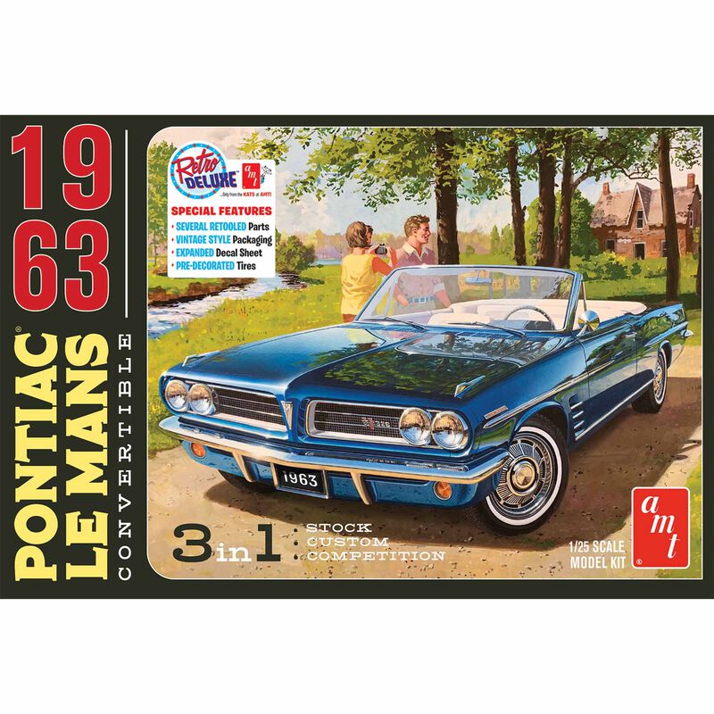 1/25 1963 Pontiac Tempest Convertible Model Kit